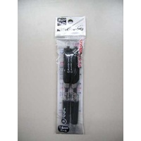 J4631-Gel Pen Black 2pcs pk